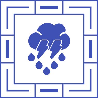 Bulut. Web simgesi basit illüstrasyon 