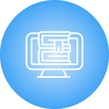 bilgisayar simgesi, vektör illüstrasyonu basit tasarım