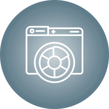 renk paleti. Web simgesi basit illüstrasyon