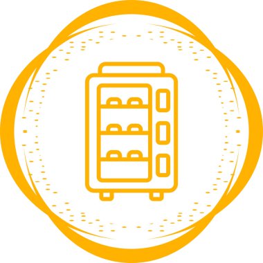 Otomat simgesinin basit vektör çizimi