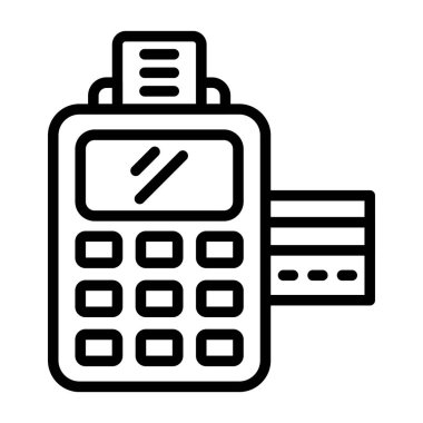 Manyetik Çizgili Okuyucu simgesinin vektör çizimi