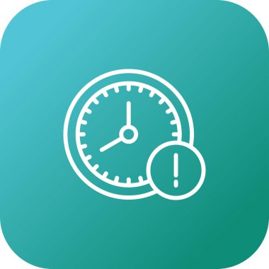 Anımsatıcının modern ünlem simgesi ile vektör illüstrasyonu