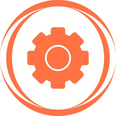 Teçhizat Web simgesi basit illüstrasyon