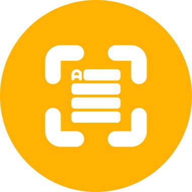 Metin Kutusu, belge ikonu vektör illüstrasyonu 