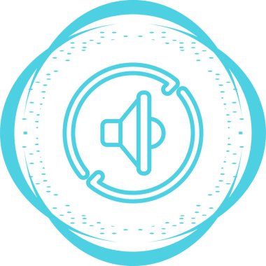 ses simgesi, vektör illüstrasyonu