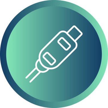 hdmi simgesi, web tasarımı için resimleme