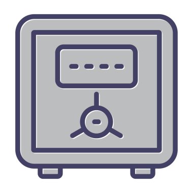 Güvenli vektör web simgesi illüstrasyonu