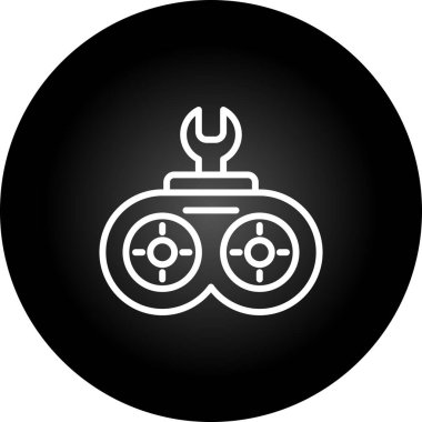 Web simgesi vektör illüstrasyonunu onar