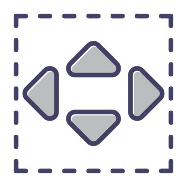 İmleç modern simgesinin vektör illüstrasyonu