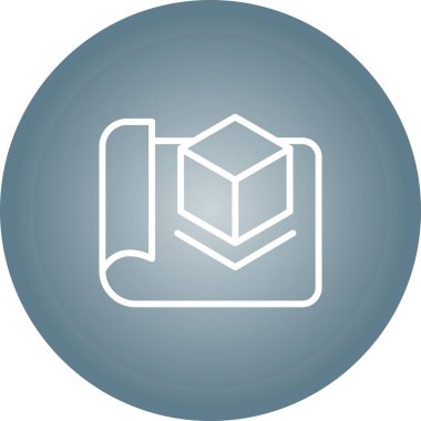 Prototip Simgesi, Vektör İllüstrasyonu 