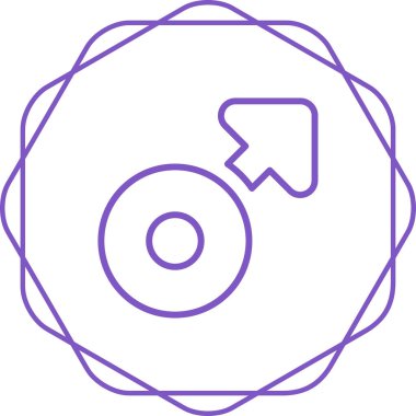 ok simgesi, vektör illüstrasyonu  