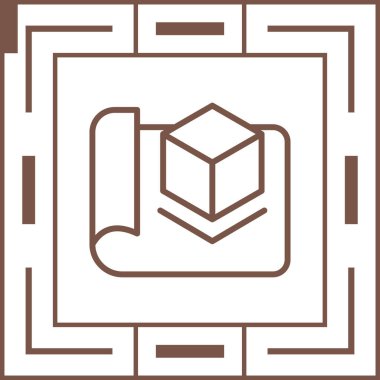 Prototip Simgesi, Vektör İllüstrasyonu 