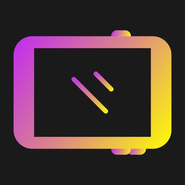vector illustration of   Tablet modern icon