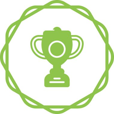 Kupa simge vektör çizim 