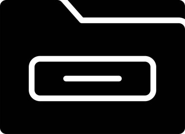 dosya dizini simgesi, vektör illüstrasyonu basit tasarım