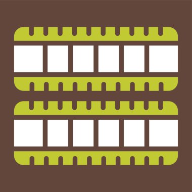 Beyaz arkaplanda izole edilmiş modern simge kaydırılıyor 