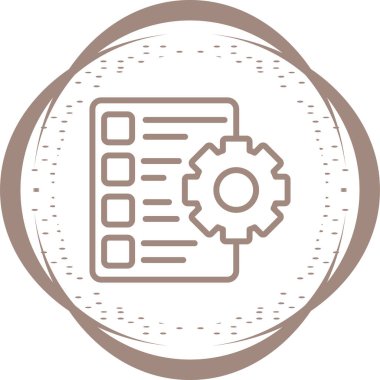 Dosya simgesinin vektör illüstrasyonu 