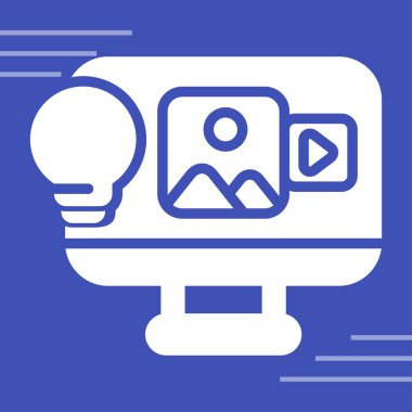 Tasarım Stratejisi web simgesi, vektör illüstrasyonu 