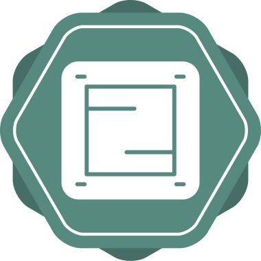 Ana kart web simgesi vektör illüstrasyonu