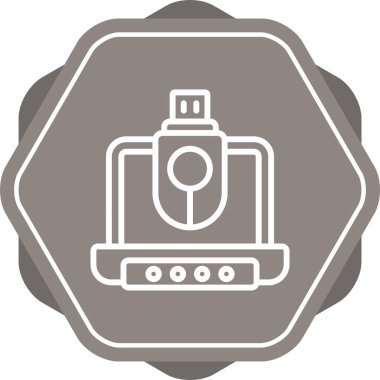 usb simgesi, web tasarımı için illüstrasyon