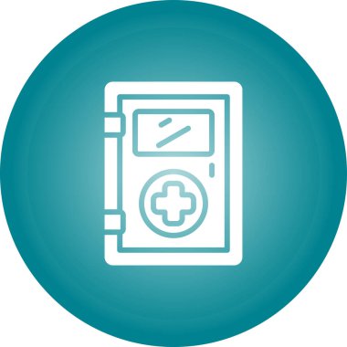 Kapı simgesinin vektör illüstrasyonu