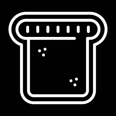 Tost Ağı simgesi, basit vektör illüstrasyonu