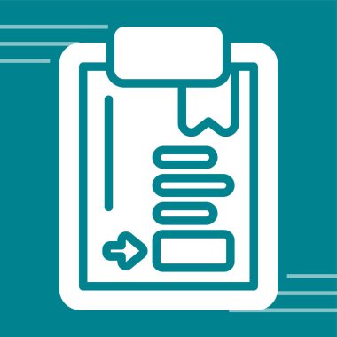 Pano simgesi, vektör illüstrasyonu basit tasarım