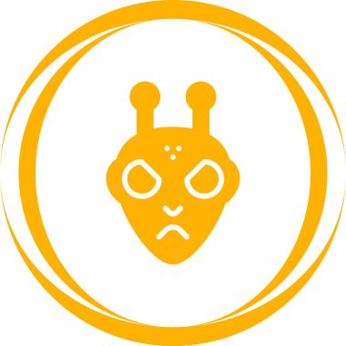  uzaylı vektör ağı simgesi