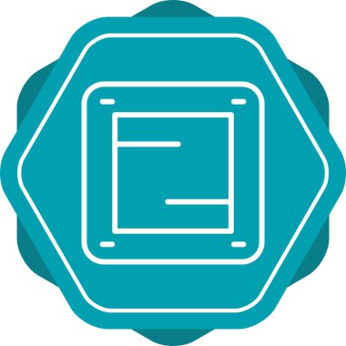 Ana kart web simgesi vektör illüstrasyonu