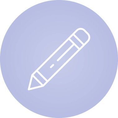 Kalem. Web simgesi basit illüstrasyon 