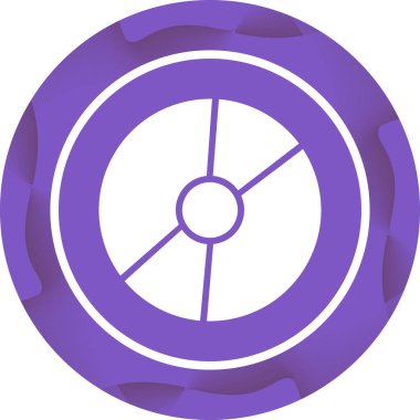 Disk modern simgesinin vektör illüstrasyonu