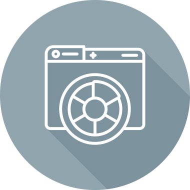 renk paleti. Web simgesi basit illüstrasyon