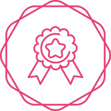 Üst Başarı Web simgesi vektör illüstrasyonu