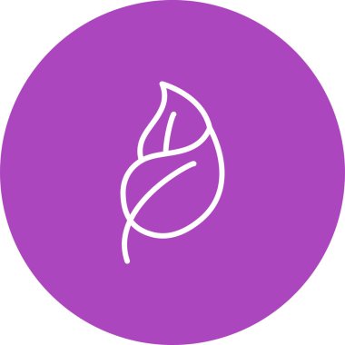 Yaprak Web illüstrasyon tasarım logosu