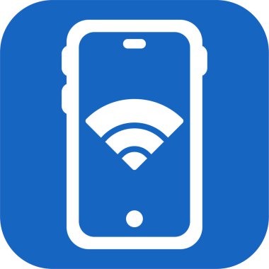 wi-fi web simgesi, vektör illüstrasyonu 