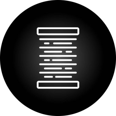 Merkezi Hizala Web simgesi vektör illüstrasyonu