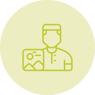 user icon, vector illustration simple design