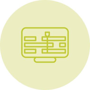 Zaman Çizgisi Web simgesi vektör çizimi