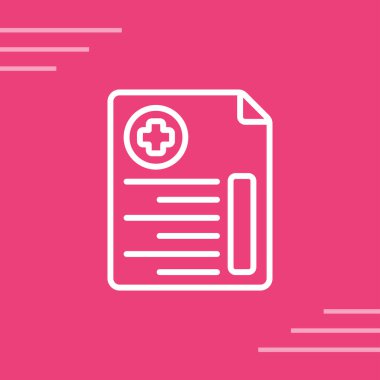 Belgeler. Web simgesi basit illüstrasyon