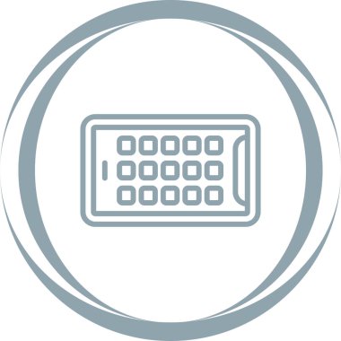 Tablet modern simgesinin vektör illüstrasyonu