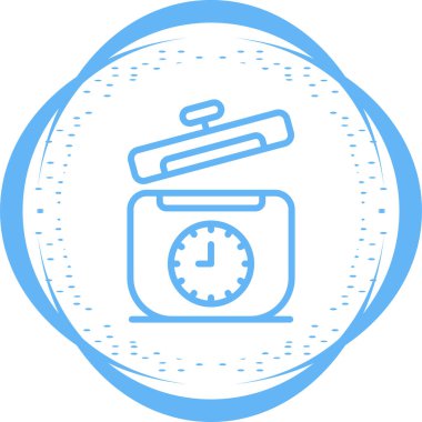 Baskı Kurabiyesi simgesi basit illüstrasyon 