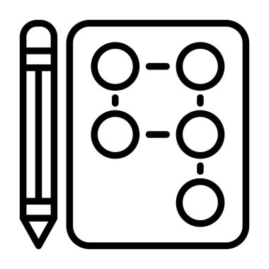 Design Sprint simgesinin vektör illüstrasyonu