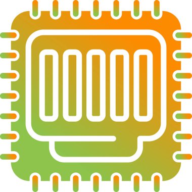 Ethernet web simgesinin vektör illüstrasyonu