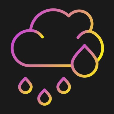 bulut web simgesi basit illüstrasyon