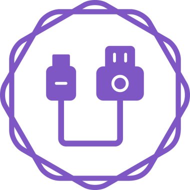 usb simgesi, web tasarımı için illüstrasyon