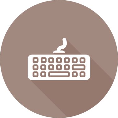 Modern Klavye simgesinin vektör çizimi      