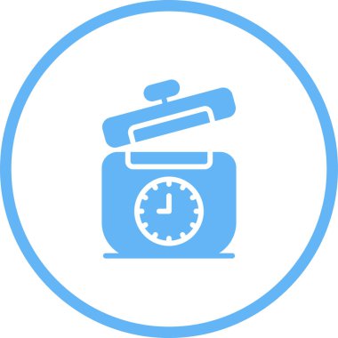 Baskı Kurabiyesi simgesi basit illüstrasyon 