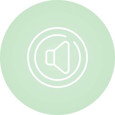 Spike Circle simgesi, vektör illüstrasyonu 