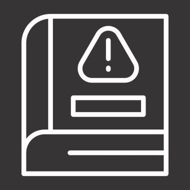 kitap web simgesi, vektör illüstrasyonu 