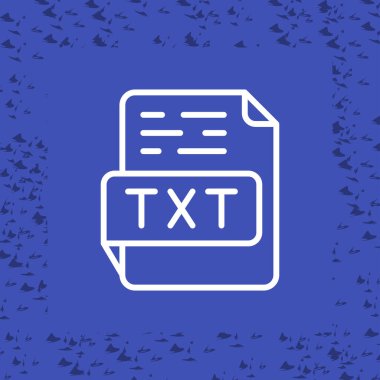 txt dosya biçimi web basit illüstrasyonuName